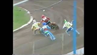 05281992 Swindon v Kings Lynn Gold Cup Heat 1 speedway [upl. by Bobbette811]