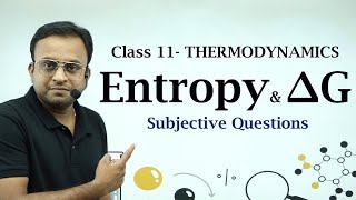 THERMODYNAMICS  MCQ on Entropy and Gibbs free energy [upl. by Nnylarej]