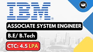 Associate System Engineer  IBM Freshers Recruitment  Bachelors Degree [upl. by Saberhagen]