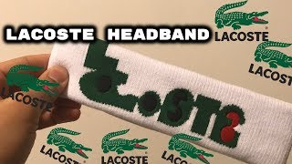 BEST HEADBAND  LACOSTE Headband  BALENCIAGA Headband [upl. by Dickson]