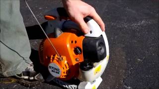 How to Start amp Use a STIHL BG 86 Leaf Blower Review Demonstration Blow leaves Dirt Yard Work [upl. by Ninnetta]