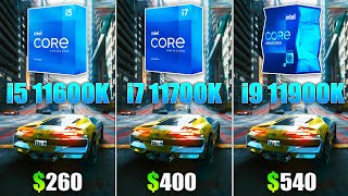 i5 11600K vs i7 11700K vs i9 11900K  Test in 8 Games [upl. by Ahsrat770]