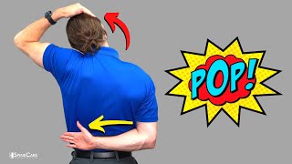 How to Self Pop Your WHOLE BACK for Instant Pain Relief [upl. by Korwun]