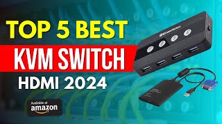 Top 5 Best KVM Switch HDMI  Gear Thermy [upl. by Yrnehnhoj]