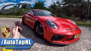 2017 Porsche 911 GT3 REVIEW POV Test Drive AUTOBAHN amp FOREST ROADS by AutoTopNL [upl. by Meesaw249]