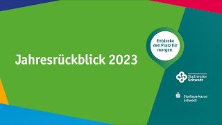 Jahresrückblick der Stadt SchwedtOder 2023 [upl. by Nitsug]