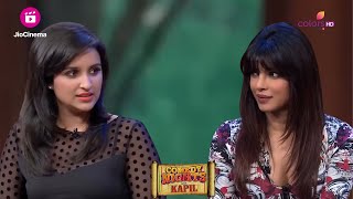 Kapil के Show में Chopra बहनों की मस्ती ft Priyanka Parineeti  Comedy Nights With Kapil [upl. by Zubkoff]