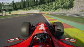 Ferrari F2004 Slicks tyres  Spa Francorchamps 135187  Assetto Corsa [upl. by Boswall504]