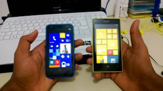 Nokia Lumia 620 vs Lumia 520 Português [upl. by Sumerlin]