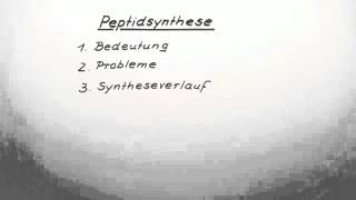 Peptidsynthese  Chemie  Organische Chemie [upl. by Diet241]