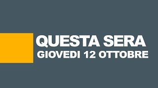 Stasera in tv programmi tv e film in prima serata  12 ottobre 2017 [upl. by Annol]