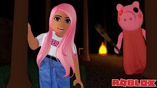 ESCAPING PEPPA PIG FROM A SCARY FOREST  Piggy Chapter 4  Roblox [upl. by Valaree]