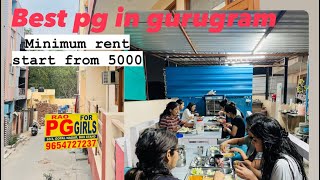 Gurugram best pg starting from 5500 includes all facilities like wifi food  Ro  backup etc ⭐️ [upl. by Elka]