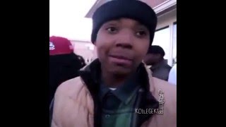 Lil Herb Freestyling On The Block Throwback [upl. by Schwitzer337]