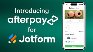 Introducing Square Afterpay for Jotform [upl. by Silenay]