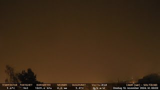 Timelapse Cam 1  Natt til 13 november 2024 [upl. by Harri]