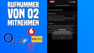 O2 Portierungserklärung Rufnummer von O2 zu anderem Anbieter mitnehmen [upl. by Alarise]