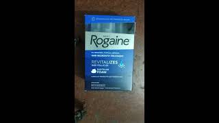 Rogaine minoxidil 5 unboxing with details information [upl. by Meingoldas]