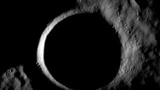 Shackleton Crater at the Moons South Pole In Total Darkness May Have Water Ice  NASA [upl. by Eanej]