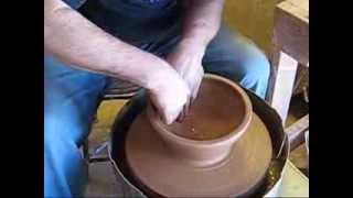 Pottery throwing demonstration [upl. by Odraner]