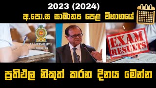 20232024 OL exam results releasing date  Ol results release date sinhala  ol exam result news [upl. by Latimer356]