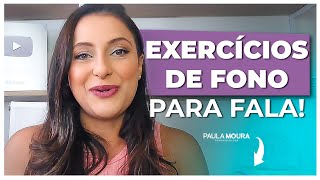 Exercícios para ajudar criança com dificuldade na fala [upl. by Samot433]