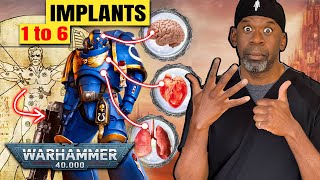 Surgeon Reacts to Space Marine Creation Process  1 of 5  19 Organ Implants Astartes Organs 1  6 [upl. by Weiser187]