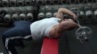 Bent Arm Barbell Pullover  Lat Exercises [upl. by Adnamal]