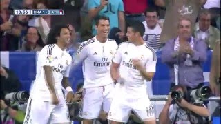 Ronaldo James Marcelo Dance Real Madrid vs Athletic Bilbao 20142015 [upl. by Niltyak]