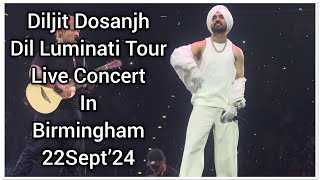 Diljit Dosanjh live concert in birmingham on 22sept’24 diljitdosanjh diljit concert liveshow [upl. by Pedroza]