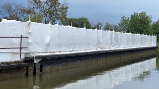 Le pont canal de Sarralbe se refait une petite beauté [upl. by Kruse]