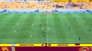 🔴 SIARAN LANGSUNG ARGENTINA U17 VS JERMAN U17  SEMI FINAL FIFA WORLD CUP U17 2023 [upl. by Aztin]