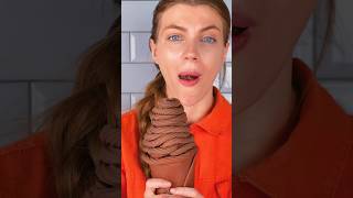 Chocolate Icecream Vs Real Icecream Eating Challenge 🤣shortstrendingytshortshumanitychallenge [upl. by Benoite898]