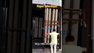 Paper Tube Dehydrator Paper Core Drying Room Hot Air Kraft Paper Dryer Cardboard Cylinder Oven [upl. by Anirt]