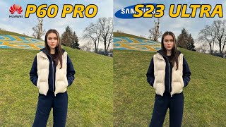 Huawei P60 Pro vs Samsung Galaxy S23 Ultra Camera Test [upl. by Javed]