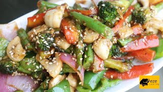 Sauteed vegetables  Vegetables stir fry  healthy recipe for weight loss [upl. by Laurentium983]