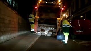 Benne à Ordures Faun Variopress  Camion Poubelles Garbage Truck Rear Loader in France Skraldebil [upl. by Heall]