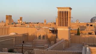 Yazd Rooftop Sunset Iran [upl. by Animsay]