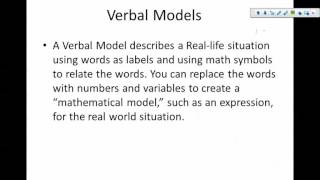 132 Using the Verbal Model [upl. by Liebowitz784]