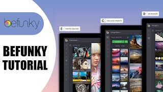 How to use BeFunky  BeFunky Tutorial for Beginners 2022 [upl. by Revkah]