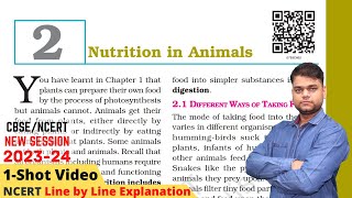 Nutrition in Animals  Class 7 Science Chapter 2 Full Chapter [upl. by Mano627]