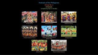 PHILIPPINE FESTIVALS Group 2 8 Festivals [upl. by Eilrak]