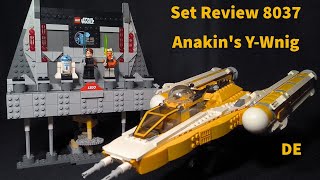 LEGO Star Wars 8037 Anakin’s YWing Starfighter deutsch [upl. by Jilly]