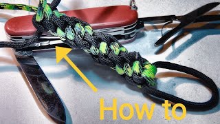 How to make a Paracord Spiral knot Lanyard [upl. by Kirat]