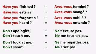 Phrases simples pour apprendre langlais facilement ✪✪easy sentences to learn french 🌿 [upl. by Antonin813]