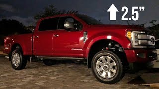 2017 F250 Leveling Kit Install  ROUND TWO [upl. by Eniluqaj843]