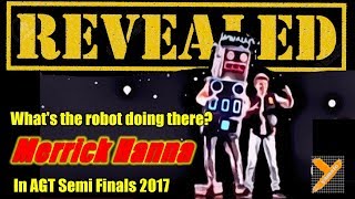 Revealed Merrick Hanna Flying Trick in AGT 2017 Semi Finals [upl. by Liw]