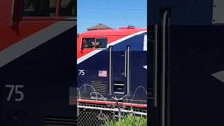 Amtrak 75 leads Sunset Limited with great crew shorts subscribe viral fyp train elpaso cool [upl. by Mic]