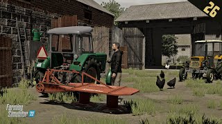 SPADEK 26 Pierwszy pokos na nowej łące Testy kosiarki rotacyjnej 🚜 FS22 [upl. by Dyanna423]