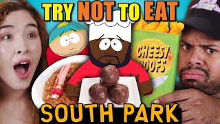 Try Not To Eat  South Park Cheesy Poofs Cartman’s Chili Casa Bonita [upl. by Imoan384]